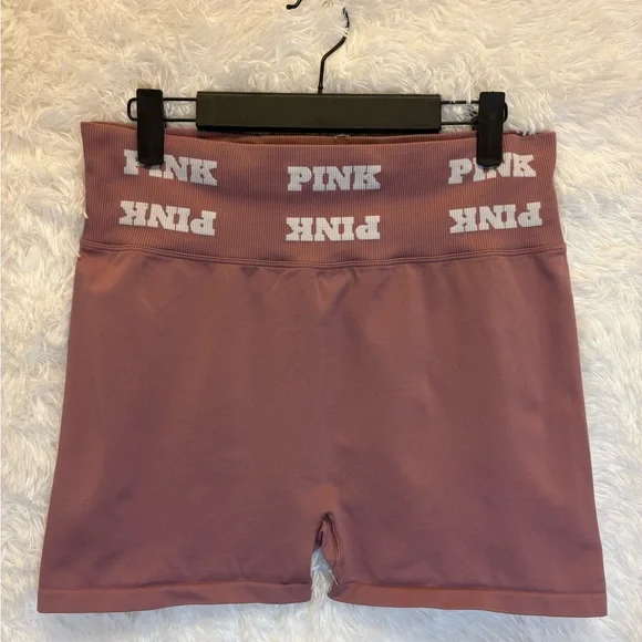 PINK Victoria's Secret Women's Dusty Rose Bike Shorts | Activewear | Size XL 💗✨ - Picture 5 of 16